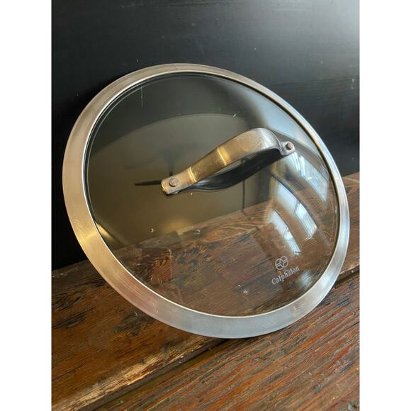 CALPHALON 10" Stainless Steel/Glass Lid - Picture 2 of 8